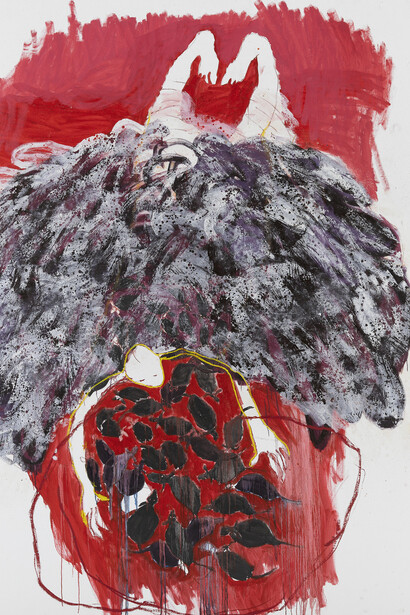 Portia Zvavahera, Ndirikumabvisa, 2024. Courtesy of Institute of Contemporary Art, Boston