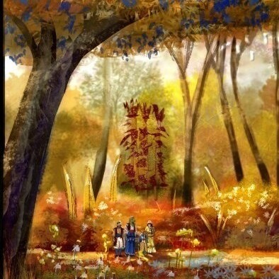 Genius loci, yellow forest. Concepts by Ranarh