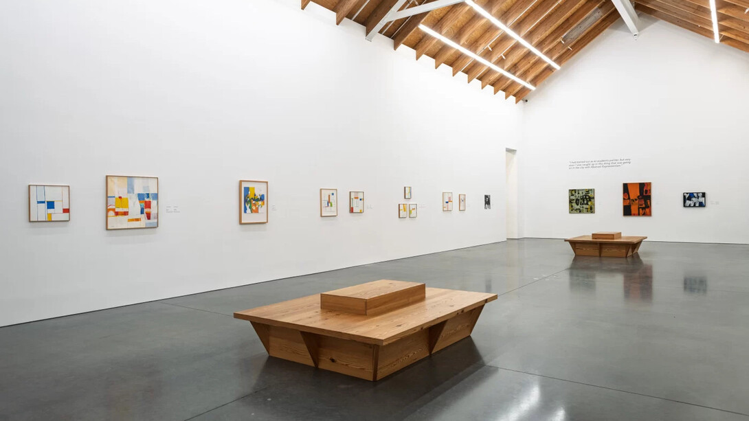 Charlotte Park, The life of forms in color, exhibition view. Courtesy of Parrish Art Museum