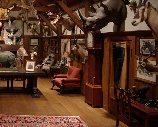 The Colby Trophy Room. Courtesy of Museum of Science