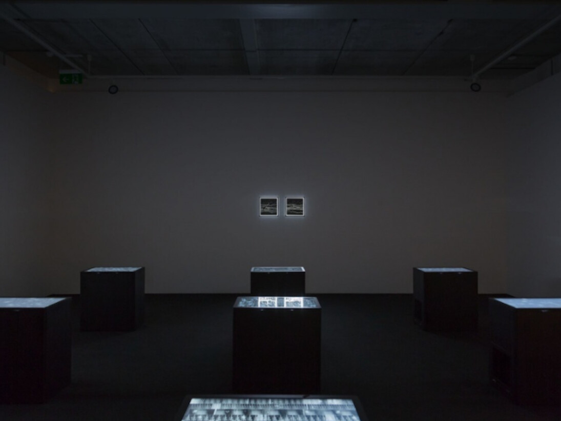 Ryoji Ikeda, Exhibition view. Courtesy of Almine Rech Gallery