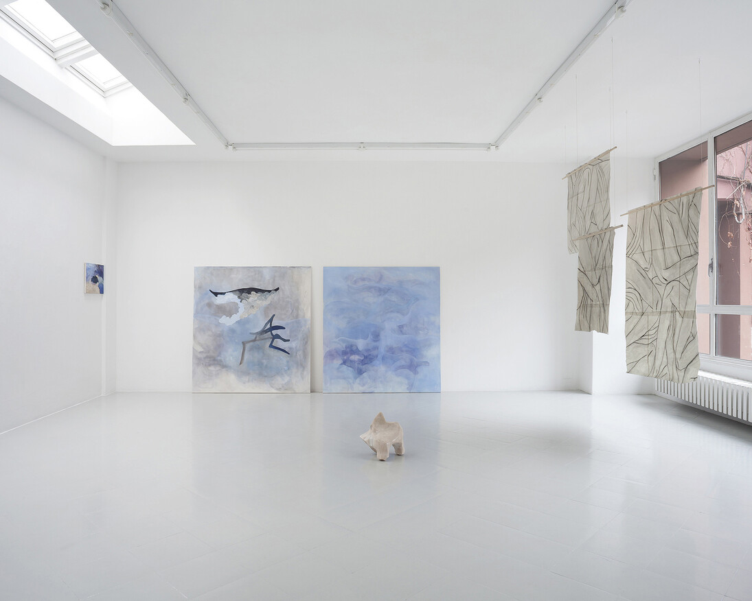 Ilija Wyller, Niels Trannois, Alina Vergnano, Installation View, Studiolo, 2018 - Courtesy Studiolo, Milan, Photo Filippo Armellin