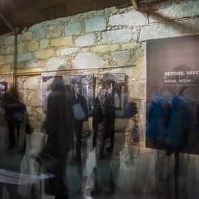 Exhibition Opening, Before Before & Now Now at Mira Forum. Co-curated by Dr. Charles Gore and Inês Valle. 2016. Courtesy: Mira Forum. Photo: José Vaz e Silva  