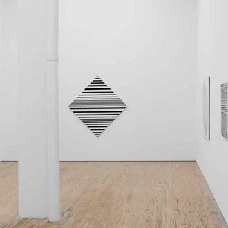 Bridget Riley, exhibition view. Courtesy of Dia:Beacon