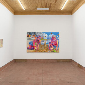 Hannah Lupton Reinhard, Are we here yet? Exhibition view. Courtesy of Rusha & Co. 