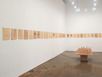 Roberta Allen, Exhibition view. Courtesy of Minus Space