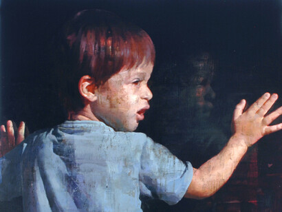 Bard  François - ACHILLE - 2016 oil on canvas - 161x161cm 