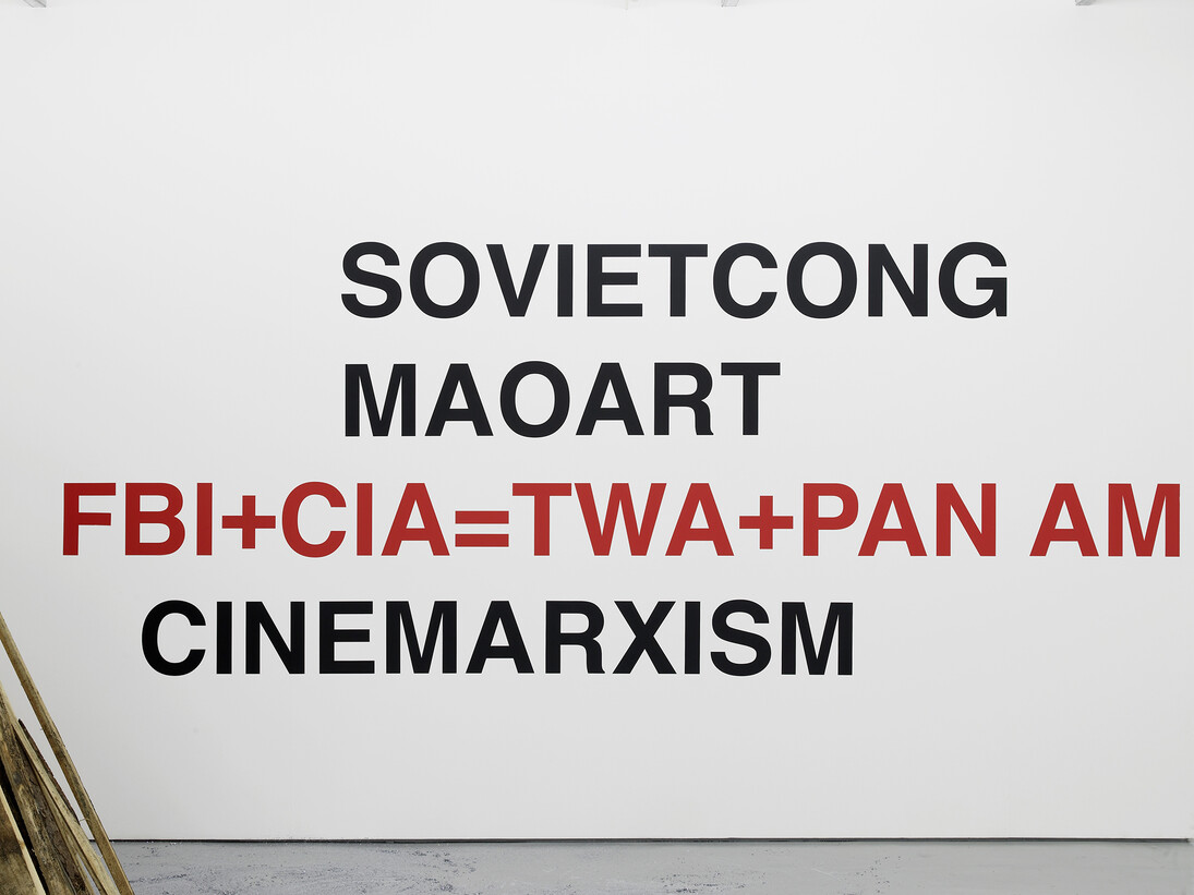 Liam Gillick, The Thought Style Meets The Thought Collective, exhibition view, first floor gallery, room 2, Maureen Paley, London, 2015 © Liam Gillick, courtesy Maureen Paley, London