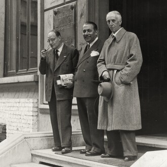 Giuseppe Ungaretti e Arnoldo Mondadori