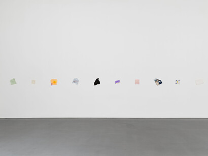 Spencer Finch, Balboa of house and garden, exhibition view. Courtesy of Lisson Gallery