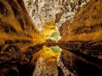 Lanzarote. Cueva de los verdes