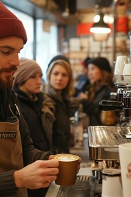 Vivemos numa época em que o café sem princípio ocupa o centro do universo. Não tanto pela chávena escaldada ou pela espuma morna do galão, mas pelo ritual que se repete ad nauseam: a mesquinhez disfarçada de exigência, o desagrado meticuloso com o supérfluo. “Está demasiado quente,” “Demasiado frio,” “Era um café cheio, não uma banheira a transbordar.” E eu, na fila, tento abstrair-me, mas reparo em tudo