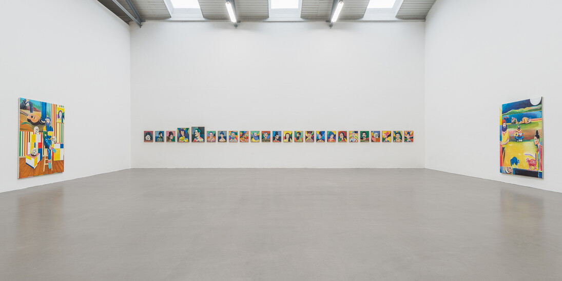 Ryan Mosley, Exhibition view. Courtesy Galerie Eigen+Art Leipzig/Berlin, Photo: Uwe Walter, Berlin
