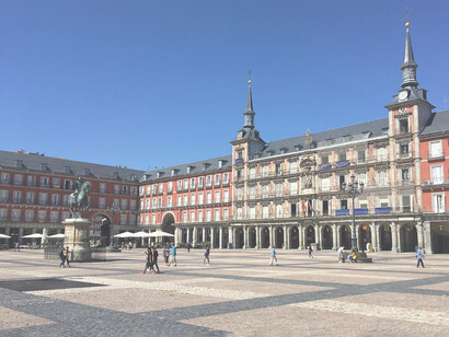 Plaza Mayor, Madrid, España