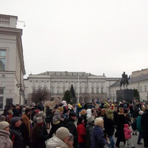 Palacio Presidencial, Varsovia, el día de los Reyes Magos, Polonia