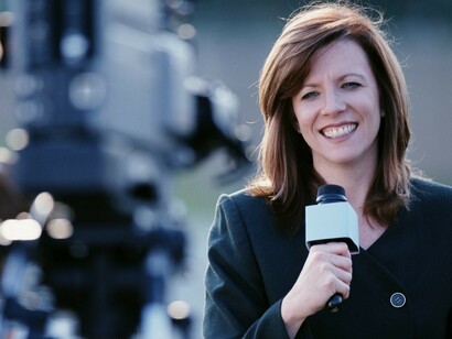 Reportera de televisión