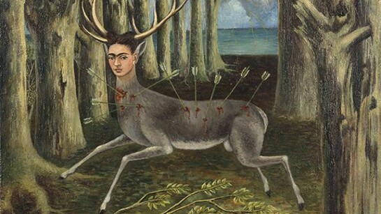 Frida Kahlo, La venadita (little deer), 1946. Private collection, Chicago. © 2013 Banco de México Diego Rivera Frida Kahlo Museums Trust, Mexico, D.F. / Artists Rights Society (ARS), New York.