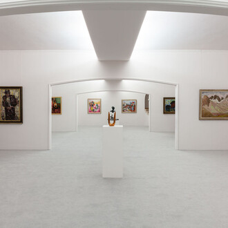 Verschiedene Künstler, Expressiv! Gemälde des expressionismus der ersten und zweiten generation, ausstellungsansicht. Mit freundlicher genehmigung von Galerie Henze & Ketterer