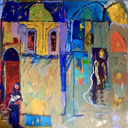 Asaad Arabi, Gate of dream, 2024. Courtesy of Artbooth Gallery