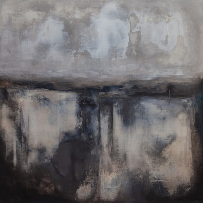Ken Browne, Dissolving Stillness, 117 cm x 117 cm