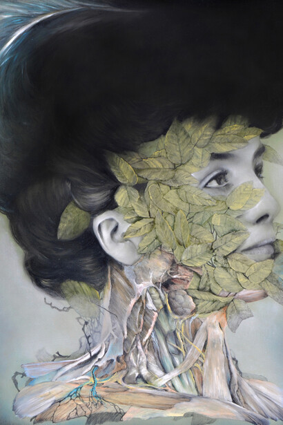 Nunzio Paci_Torpid Flesh (Carne Inerte)_Oil and graphite on board_19.7_ x 15.8_ 