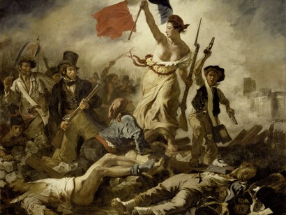 «La libertad guiando al pueblo» (1830), Eugène Delacroix