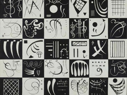 Vassily Kandinsky, Trente (Trenta), 1937, Olio su tela, cm 81 x 100, Donazione Nina Kandinsky, 1976, Jacqueline Hyde ‐ Centre Pompidou, MNAM‐CCI