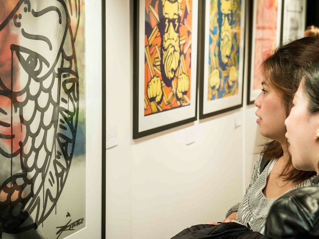 Fish 'N' Chips, Exhibition view. Courtesy of Art Supermarket