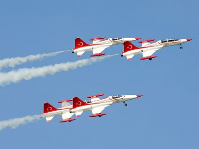 The Turkish Stars performed at the 2011 NATO Days event, Turkey
