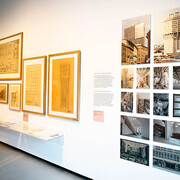La torre velasca dei BBPR, exhibition view. Courtesy of Maxxi