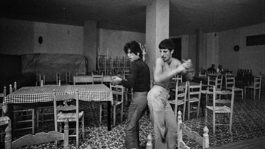 Marialba Russo, Al ristorante (dettaglio), 1974. Cortesia del MACRO