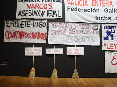 Érguete. La huella de las madres, vista de exhibición. Cortesía de MARCO