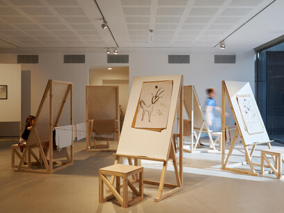 Various artists, Theatre of animals, exhibition view. Courtesy of Tel Aviv Museum of Art