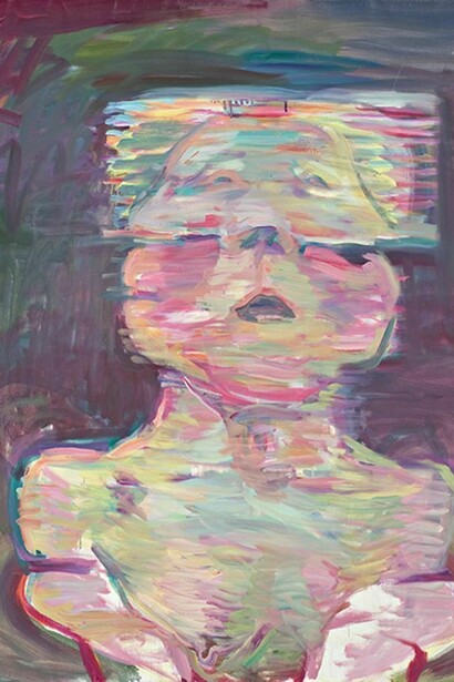 Maria Lassnig. Transparentes Selbstporträt. 1987. Oil on canvas. Courtesy the artist.