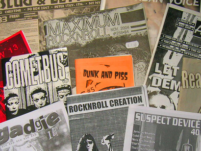 Sélection de fanzines punk britanniques et américains, 1994-2004
