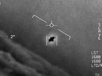 UAP. Screenshot del video della Marina degli Stati Uniti
