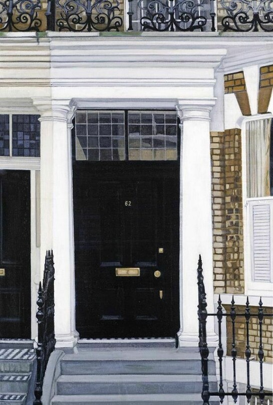 Arturo Di Stefano, Door, RBK&C, London, 2013, Oil on linen, 91.4 x 61 cm