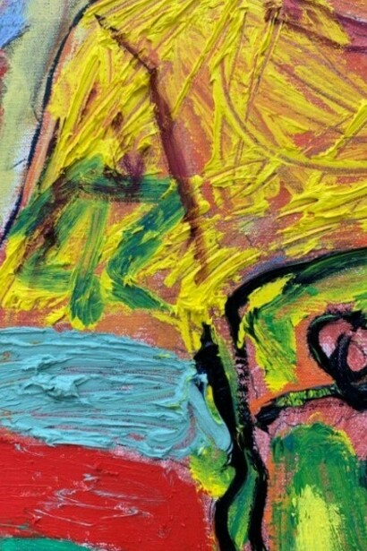 Farley Aguilar, Children and Flag, 2019, detail