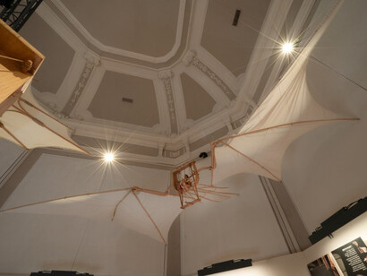 Leonardo da Vinci, Grande nibbio, Leonardo3 Museum, Milano, Italia