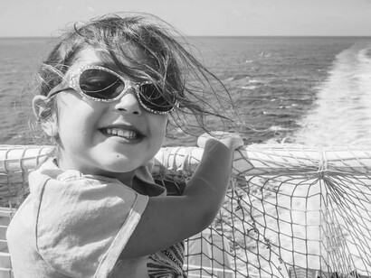 Children on cruises are happy to be on a ship