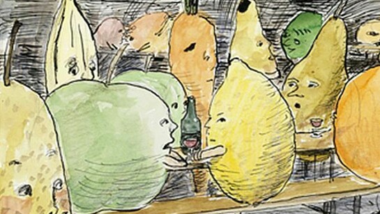 Amelie von Wulffen, Untitled, 2011, Water colour, india ink on paper, 28 x 20 cm, Photo credits: Gunter Lepkowski