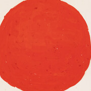 Howard Smith, Red shape (detail), 1966. Courtesy of Jane Lombard Gallery