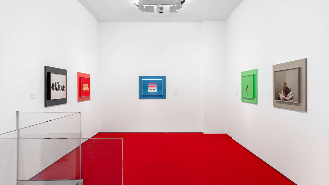 Taryn Simon, The game, vue d’exposition. Avec l’aimable autorisation de la galerie Almine Rech