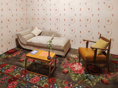 Precious Okoyomon, One either loves oneself or knows oneself, ansicht der ausstellung. Mit freundlicher genehmigung von Kunsthaus Bregenz