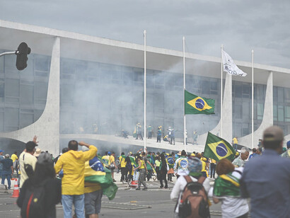 Simpatizantes de Jair Bolsonaro asaltaron el Congreso de Brasil el 9 de enero de 2023