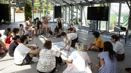 School of ecological imagination, edizione precedente, vista della mostra. Cortesia di Serra Madre