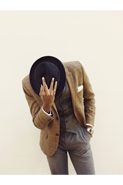 La Touche aka Mr Hat © Dean Chalkley. Creative direction by Harris Elliott