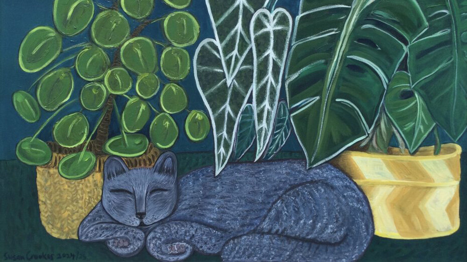 Painting, artwork in exhibition. Courtesy of BMGArt