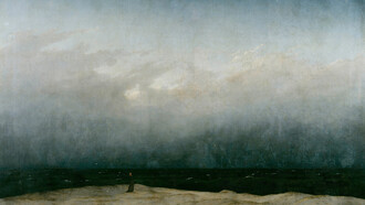 Caspar David Friedrich, Monje a la orilla del mar (1808-1810)