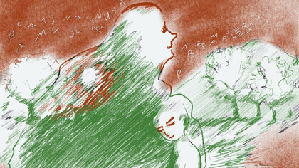 Poder redentor del amor, Illustration by Paola Bilancieri, an Argentinian graphic designer and a teacher at Buenos Aires University